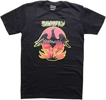 Amazon | [wall of fame] ロックTシャツ 半袖 Soulfly ソウルフライ XL