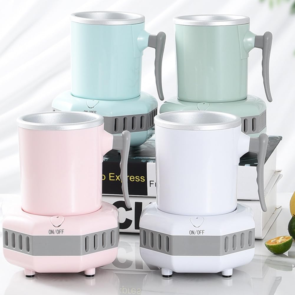 FURLOU Raffreddatore per Bevande Elettrico Portatile, refrigeratori d'Acqua per Bevande Rapide estive, Mini Tazza di Raffreddamento rapido, refrigeratore istantaneo per Bevande da Viaggio in Auto B