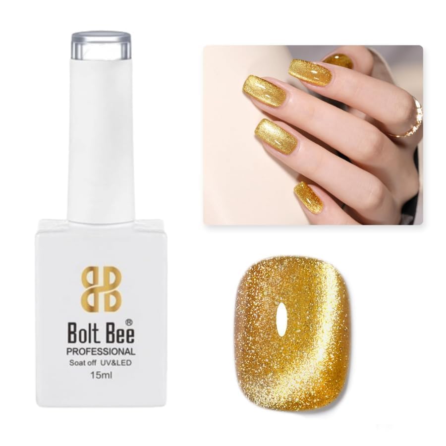 Image of Bolt Bee Gel Nail Polish - Highly Pigmented Glossy Finish, Smooth Application, Chip-Resistant Long-Lasting Color, Uv /led Lamp Cure, DIY Manicure & Salon Nail Art - 9ml | 14ml