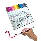 アウトラインペングリーティングカードクリエイティブDIYパーソナリティポスター絵画グラフィティアートクラフト用二重線ペン二重線マーカーアウトラインマーカー12色2