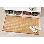 iDesign Formbu Bamboo Non-Skid Water-Resistant Floor Mat, The Formbu Collection – 24" x 48”, Natural Tan - Image 6