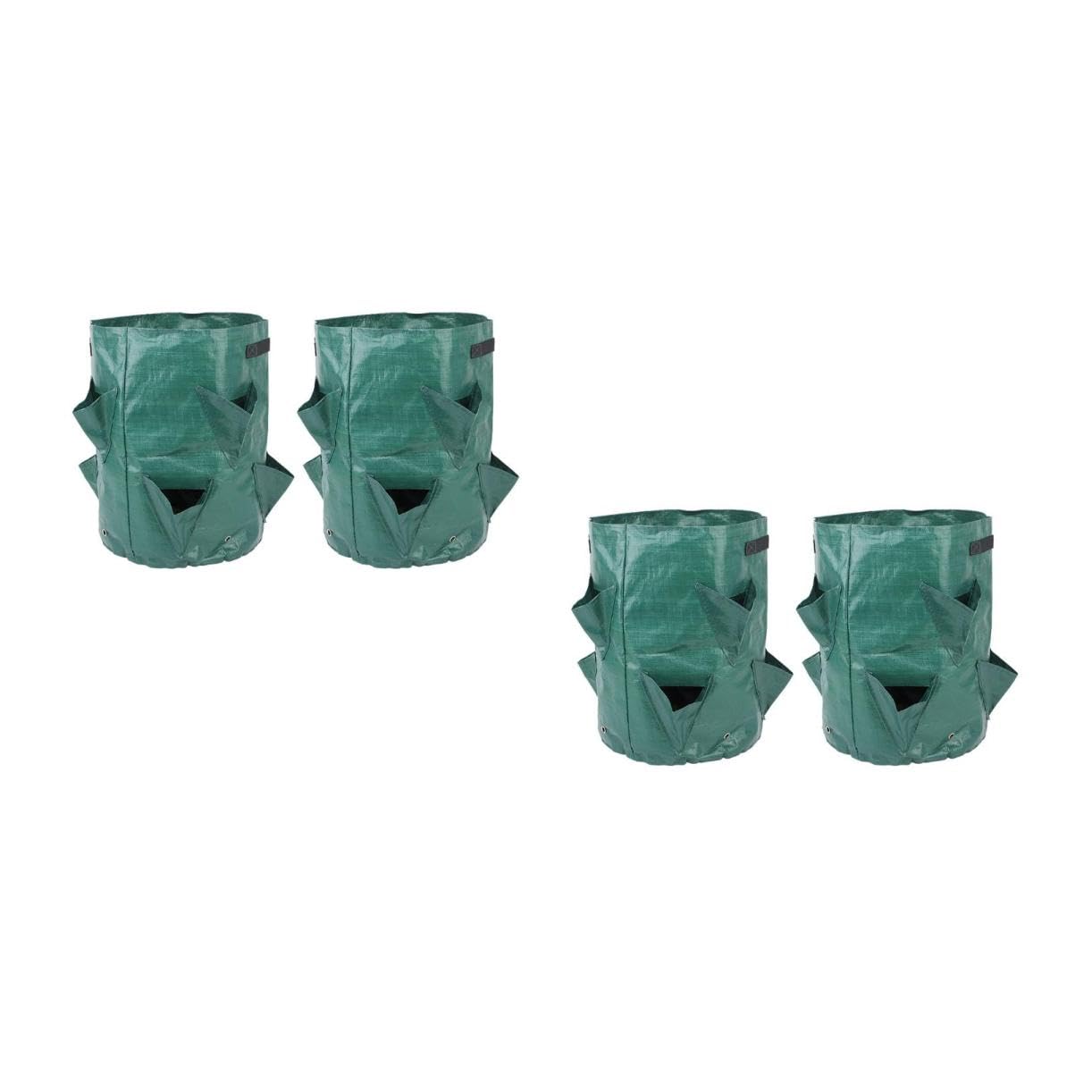 TOYANDONA 2 Series Bolsa Plantas PE Jardín Y Resistente Y Reutilizable Fresas Y Verduras 2 Piezas*2