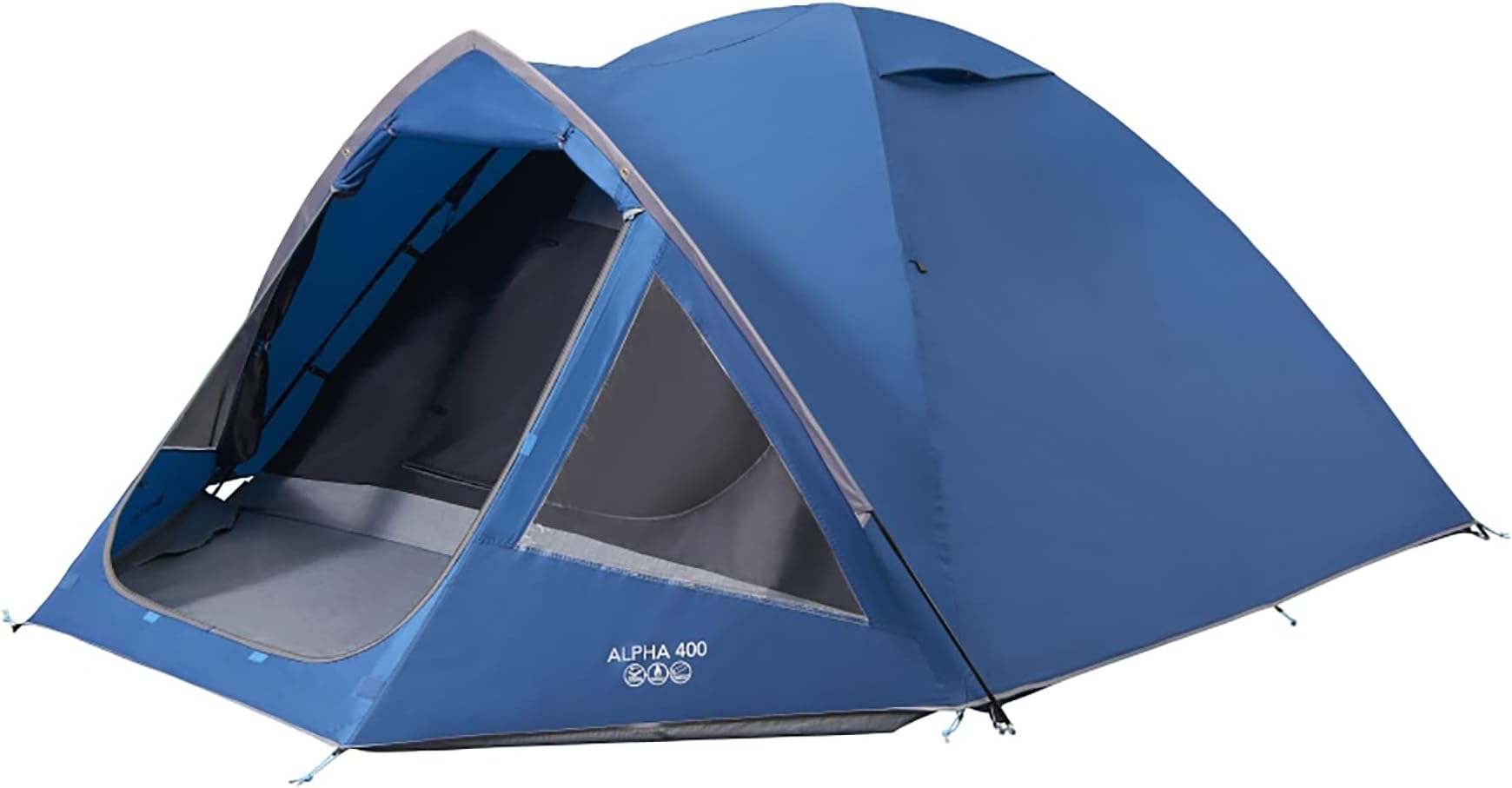 Vango Alpha 400 Moroccan Blue Camping Tent - Scout Recommended Kit