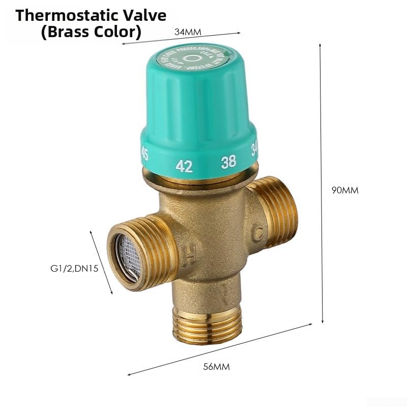 Vanne thermostatique 3 voies contre les variations d'eau de douche - 6