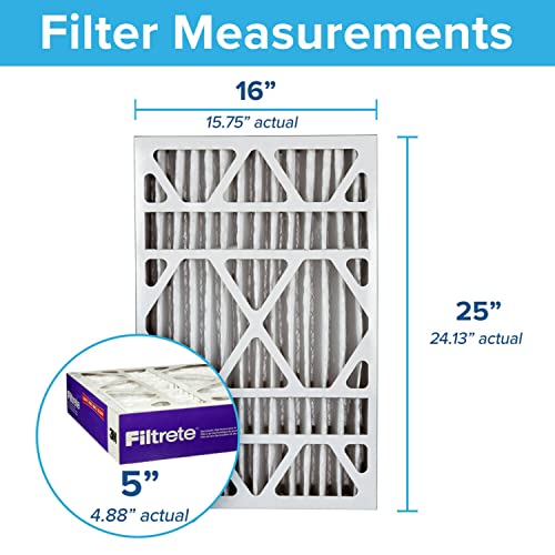 Filtrete Ndp01-5In-2 Ultra Allergen Reduction Deep Pleat Filter 16 In X 25 In X 5 In #TOP1