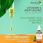 RENEW ACTIVES Vitamin C Serum - Brightening & Anti-Aging Formula - Reduces Dark Spots, Fine Lines & Wrinkles - Promotes Even Skin Tone - Hydrating & Antioxidant Protection - Made in Canada - 2 fl oz - Image 5