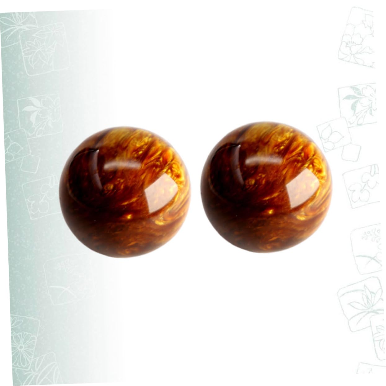 FRCOLOR 2pcs Health Hand Balls Elderly Handballs Massage Balls Exercise Handballs