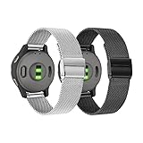 【Diseño exquisito】La malla se ve hermosamente pulida y se siente suave y cómoda de usar. Tejido con tecnología innovadora para hacerlo más denso. Pulsera de metal de varios colores a la moda para su elección. Estas correas de reloj de colores elegantes le dan a su reloj una nueva apariencia. Son perfectos como una delicada correa de regalo para mujeres y hombres.