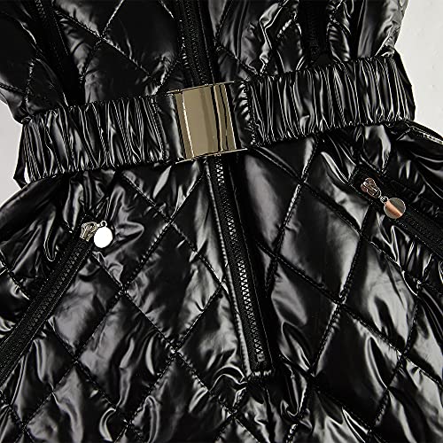 Womens Onesies Ski Suit Winter Outdoor Waterproof Ski Jumpsuit Jacket Overall Snowsuit Fur Collar With Hoodies Removable #TOP5