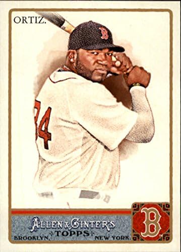 2011 Topps Allen and Ginter Glossy Limited Edition Factory Set # 88 David Ortiz - Boston Red Sox (Serial #d to 999)(MLB Baseball Card)