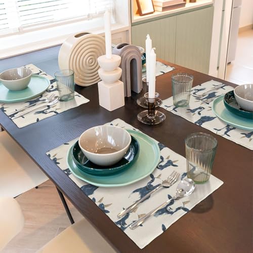 Set de table chèvre mignon x4 lavable et thermorésistant 30x45 cm - 7
