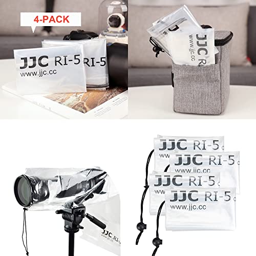 image for DSLR Camera Rain Cover JJC Rain Coat Sleeve Protector for Canon Nikon 