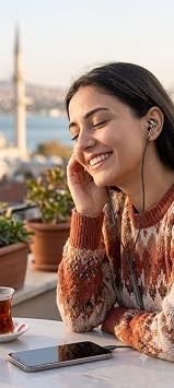 HEARTZ TYPE C KULAKLIK, TYPE C ÇIKIŞI OLAN TÜM MODELLERİ DESTEKLER MODEL SEÇMEZ tüm type c ile uyumlu BASS TİZ HD SES KALİTESİ TPC-02 (SİYAH)