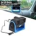 Car Air Fan, Auto Car Vehicle 12V Electric Fan Mini Adjustable Speed Silent Air Fan