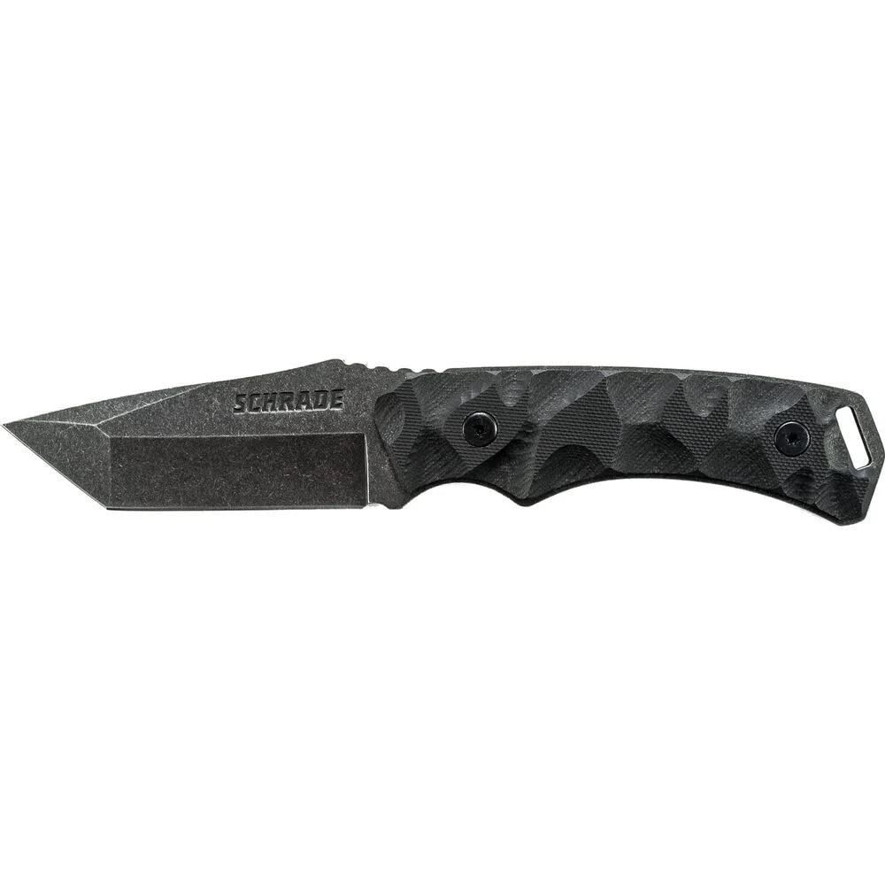 Schrade G10 Tanto Fixed Knife, Black