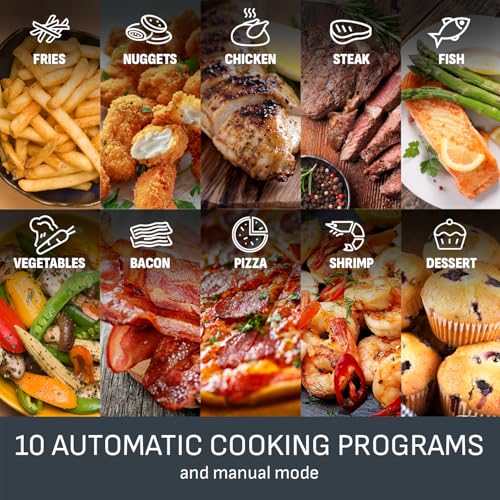 Easy Fry Max 5L Air Fryer, 10 Auto Programs, Digital, Eucalyptus - Image 5