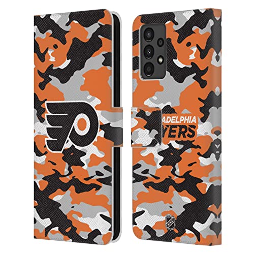 Étui Portefeuille Philadelphia Flyers Samsung Galaxy A13 en Cuir Finition Camouflage NHL