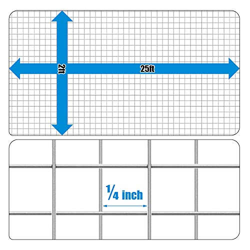 Fencer Wire 23 Gauge Galvanized Hardware Cloth with Mesh Size 1/4" x 1/4" (2 ft. x 25 ft.) - Thumbnail 4