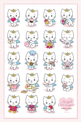 The Adorable Talents of Angel Cat Sugar in this Beautiful Maxi Poster 61cmx91.5cm