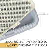 Dog Potty Tray, 23.6x17.68 Indoor Pet Pee Pad Holder,Puppy Training Holder,Bathroom Dog Litter Box, Pet Toilet for Small and Medium Dogs,Housebreaking Supplies, Pet Products(Black)