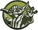 Application Star Wars Clone Wars Yoda Colors Patch