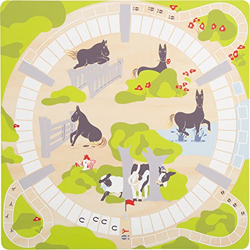 small foot 12228 "4 Friends" Games Collection, with farm animal motifs, wooden game for kids and family ages 4+ years - Image 2
