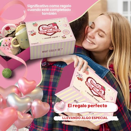 Miniatura 6 de Yuegool Kit De 6 Posavasos Con Aguja Perforadora, Juego De Bordado Fácil Para Principiantes, Niños Y Adultos Con Patrones, Herramientas, Hilos, Aro, Instrucciones Y Soporte Para Posavasos