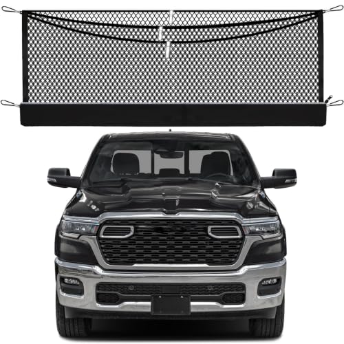 Image of 3-Layer Cargo Net for Dodge RAM1500 /2500 /3500 2019-2026, Zoned Storage Use
