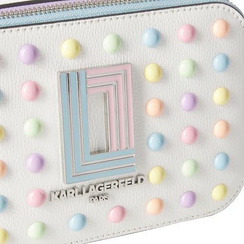 Image of KARL LAGERFELD Women's Simone Studded Camera Crossbody