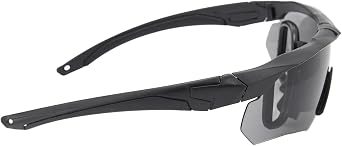 Goggles, Motorcycle Goggles PC HD Protective Goggles Safety Glasses Climbing Goggles with Storage Pouch for Outdoor Activities Black