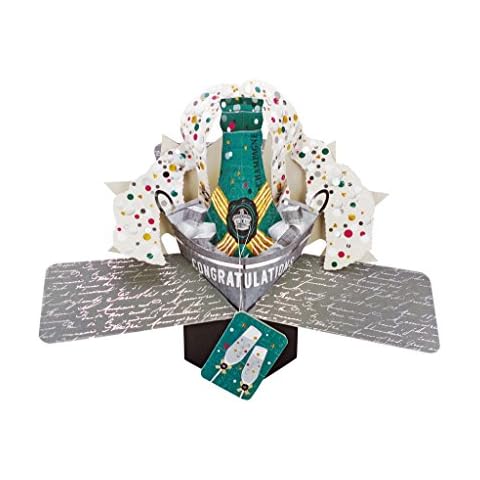 Champagne Popping 3D Greeting Card Cover
