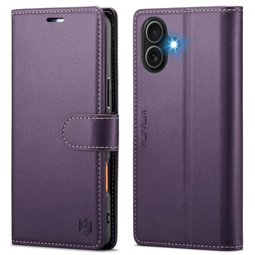 FLIPALM Wallet Case for iPhone 17 6.3'', Purple