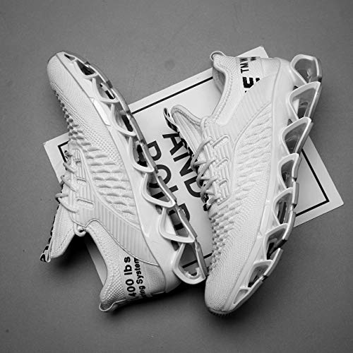 Chopben Men's Running Shoes Blade Non Slip Fashion Sneakers Breathable Mesh Soft Sole Casual Athletic Walking Shoes - Image 8