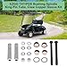 LEAPGOMAX Golf Cart Spindle Bushings Kit Fit for EZGO TXT/PDS 2001-UP Gas & Electric, Including Bushing Spindle, King Pin Tubes, Claw Copper Sleeves Kit, OEM#70648-G01 70749G01 70745G01