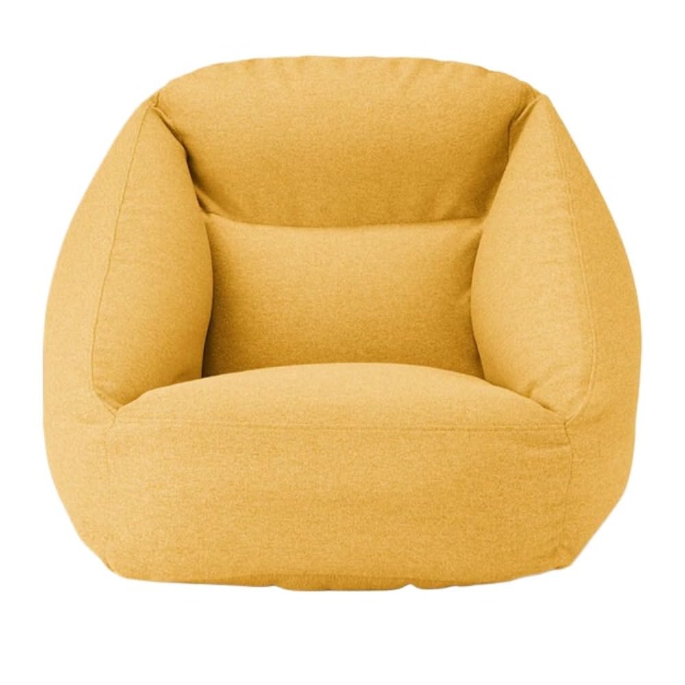 2個セット！無印良品 空気でできたソファ 1人掛け イエロー　バラ売り不可 Amazon.co.jp: BRZU エアソファ ビーンバッグ インフレータブルソファ