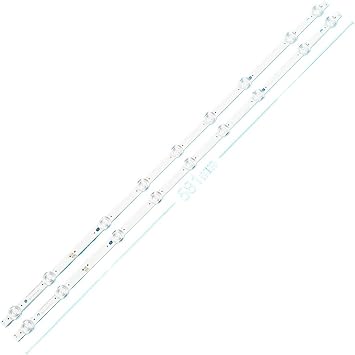 2 Pieces/Lot 581mm 9LED 3V Compatible with 32" TV HL-2A320A28-0901S-06 A0 Akira 32 LED 38P AKTV3221 8D2A-DLM3-200900 HV320WHB-N80