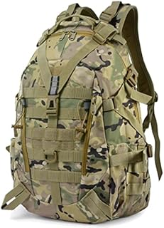 Long Keeper 35L Tactical Backpack - Military Army Backpack Water Resistant, Hiking Camping Cycling Travel Backpack Outdoor Molle Rucksack for Men Women