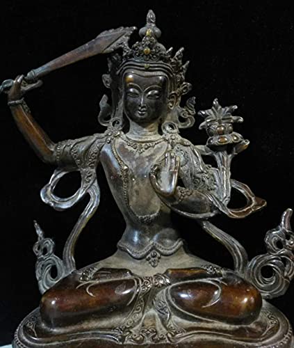 文殊菩薩　仏像 真鍮　マンジュシュリー　statue of Manjushri 文殊菩薩仏像 真鍮マンジュシュリーstatue of Manjushri