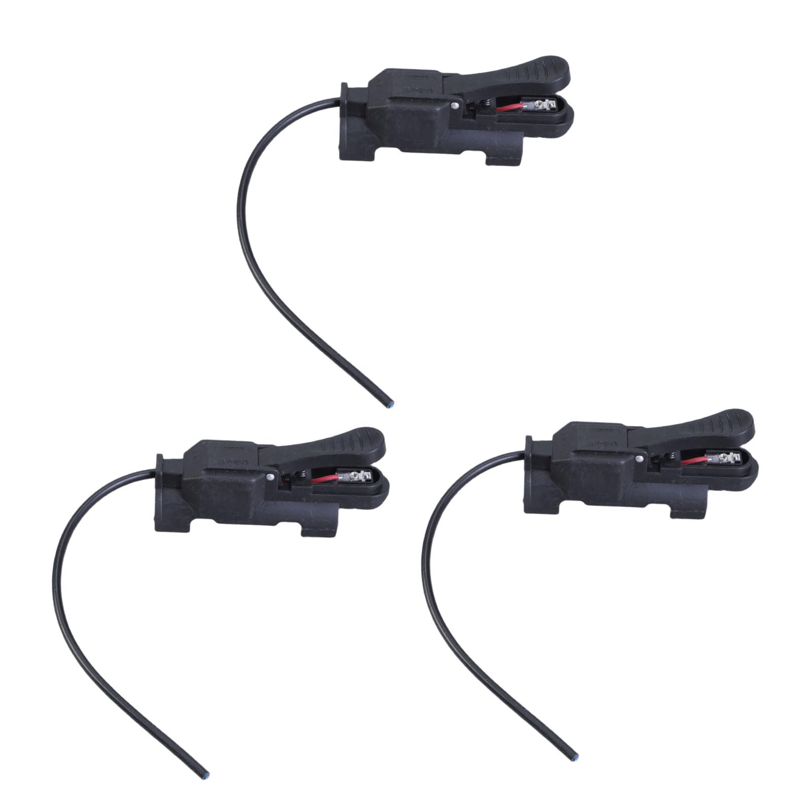 Rgybao Black 3Pcs Argon Welding Switches Multipurpose Featuring Comfortable Grip & For Versatile Use Ergonomic