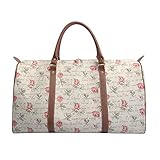 gobelin reisetasche rosen Die Mission von Signare ist es, unseren Kunden Freude und Spaß zu bringen. Unsere Produkte sind perfekt zum Selbstverwöhnen oder als Geschenke für besondere Freunde oder Familie. Es wäre ein ausgezeichnetes Geschenk für Frauen; Muttertagsgeschenk; Geschenk für Mama, Geburtstagsgeschenk für Mama, oder ein Geburtstagsgeschenk für Oma.