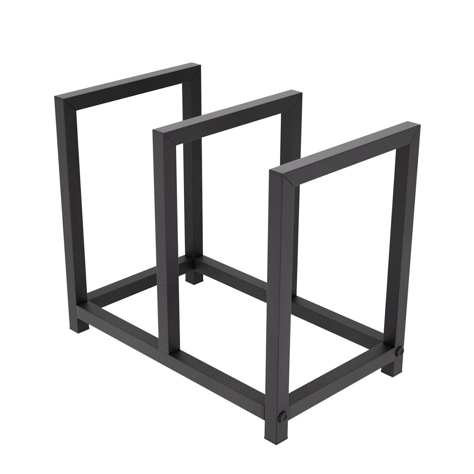 Nucelit Vinyls Record Holder Stand Black Album Storage Rack for Vinyls Records Album Book Magazine File Record Player