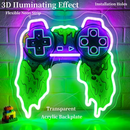 Image of Gamer Neon Sign Led Sign Neon Signs for Wall Decor Neon Lights