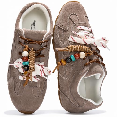 Image of Project Cloud Leather Barefoot Shoes Women - Memory Foam Lace-Up Womens Sneakers - Lightweight & Non Slip Womens Shoes Casual - All-Day Women's Fashion Sneakers for 2026