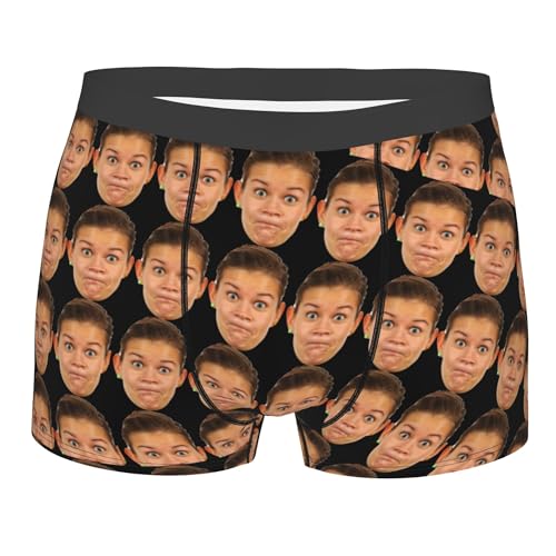Custom Boxers Personalized Boxers For Men, Customized Underwear, Custom Underwear Add Your Text Photo