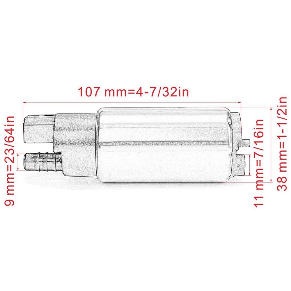 Pompa Del Carburante Per Tosaerba, Pompa Carburante Benzina Moto, for Yamaha YZF R1 R6 MT03 FZ6 FAZER FZ6N FZ6R FZ8 FZ8N FAZER 2011-2015 XJ6 FJR1300 2009-2016