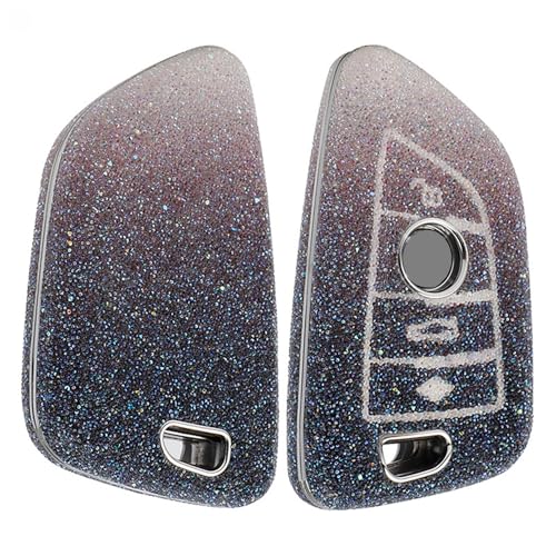 Coques de clé pour BMW Série 3 X1 M4 accessoire chic diamant brillant pour clé auto 4 boutons