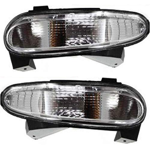 For 2005-2009 Buick Lacrosse Pair Park/Signal Lights Driver and Passenger Side GM2520191 GM2521191-replaces 10333735 10333736