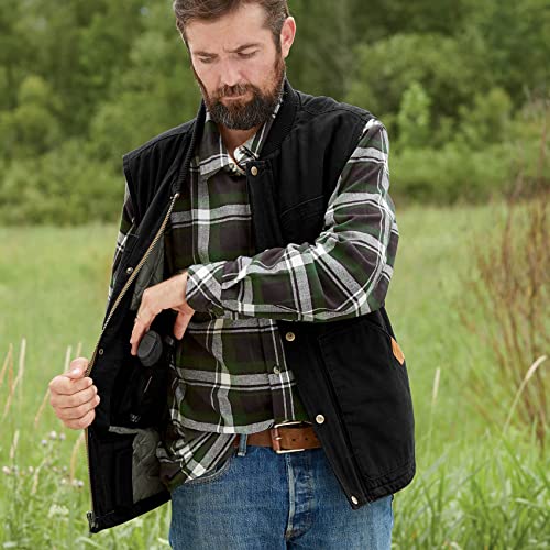 Legendary Whitetails Mens Concealed Carry CCW Canvas Two Holster Vest, Onyx, MED by Legendary Whitetails - Image 2