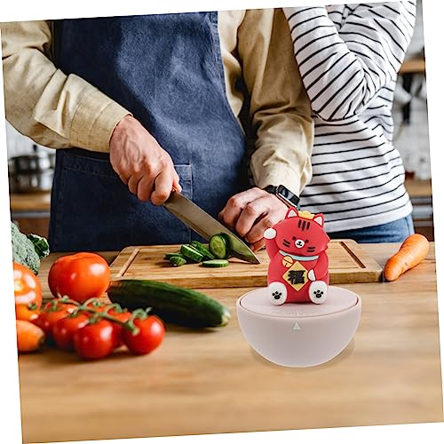 TOPBATHY 3St Zeitmanager Küchenhelfer Haushaltstimer Erinnerung an die Kochzeit entzückender Timer Katze Uhr Kinder Timer manuelle zeitschaltuhr Eieruhr Cartoon-Timer Backwerkzeug ABS, – Bild 8