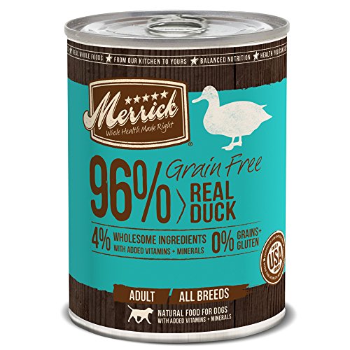 Merrick Grain Free 13.2-Ounce Real Duck Dog Food, 12 Count Case
